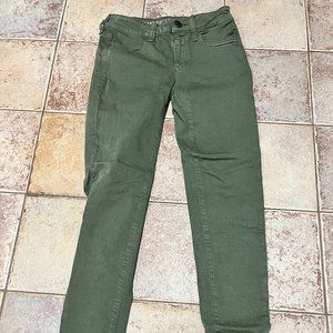 American Eagle Olive Jeggings
